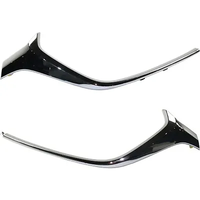 Bumper Trim Set For 2016-2021 Mazda CX-3 Front Driver And Passenger Side Chrome • $109.68