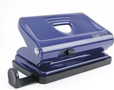 Rapesco Hole Punch A4 A5 A6 Office Desk Metal Puncher 12 Sheet-Capacity • £3.19