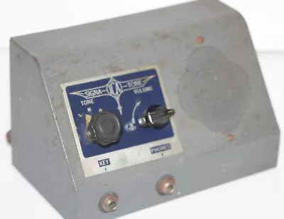Vintage MCM ICA Signa Tone Box Audio Tube Oscillator Morse Code Control • $39.99