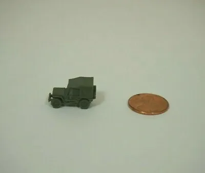 N Scale 1:160 Military Jeep Vehicle Closed Top NO DRIVER Model Train  • $7.95