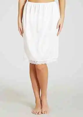 £3.90 • Buy Underskirt, Half Slip, Waist Slip (white Cream Or Black) 3 Lengths 20 ,26 ,31 