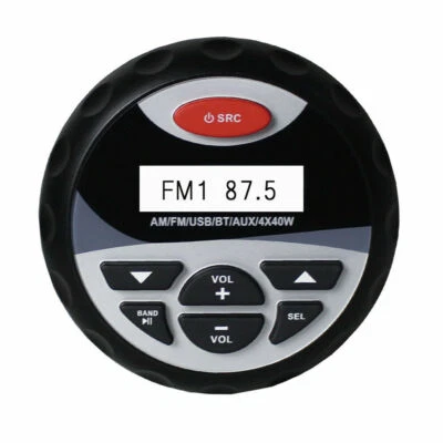 $50.59 • Buy Herdio 4   Waterproof Gauges Style Car Stereo AM/FM Boat Radio Marine Audio