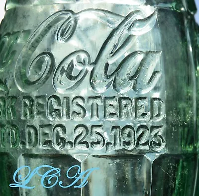 Scarce ORIGINAL 1923 Hobbleskirt Coca Cola XMAS COKE Bottle BUTTE MONTANA Bold • $99.99