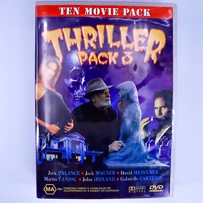 Thriller: Pack 3 (DVD) Mind Storm / Mister Scarface / Ice Pawn / The Shoot - R4 • £8.43