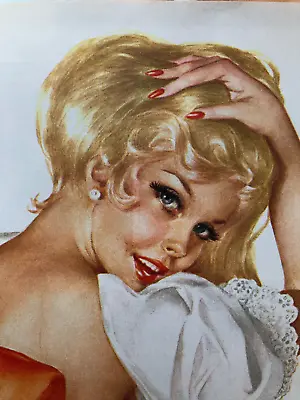 1969 Sexy Playboy Alberto Vargas Pinup Print (PLT) • $5.85