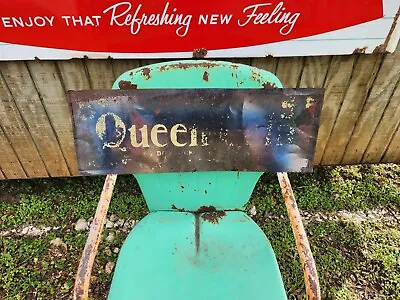 Vintage Queen Cola Sign Thin Tin • $64.99