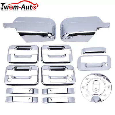 For Ford F150 2004-06 07 08 Chrome Mirror 4 Door Handle Tailgate & Gas Cap Cover • $60.99