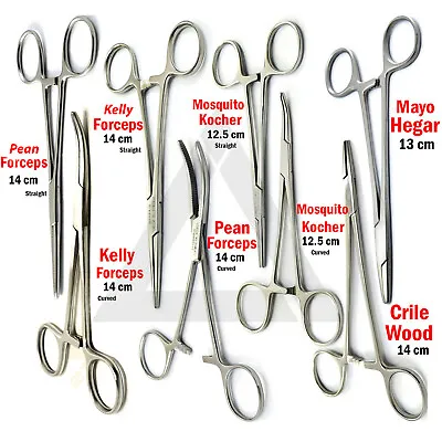 Ear Hair Remover Forceps Dog Grooming Kit Dental Tooth Examination Tools • £3.99