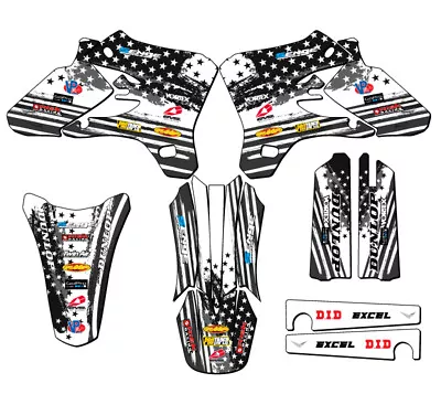 2003-2004 YZ 250 F 4-STROKE MERICA Grey Senge Graphics Kit Compatible With • $134.99