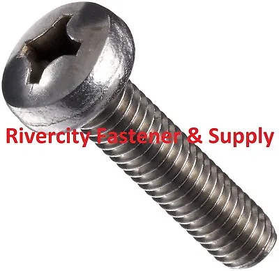 (5) 12-24x3/8 Phillips Pan Head Machine Screws Stainless Steel #12 X 3/8  • $7.88