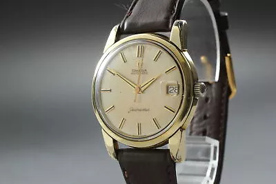 Vintage OMEGA Seamaster 166.009 Cal.562 Gold Automatic Men's Watch From JAPAN • $1031.88