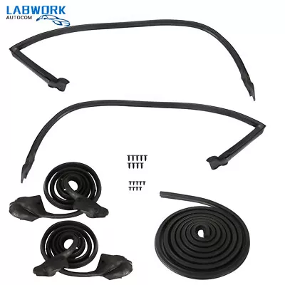 For 1970-1981 Camaro Firebird Trans Am 5pcs Door Roofrail Trunk Weatherstrip Kit • $179.69