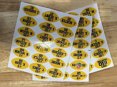 Michigan Wolverines Championship Award Decals For Full Sized Helmets (1.5” ) • $40