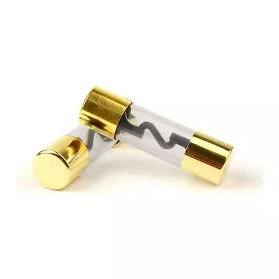 5 Pack Gold Plated High Quality Glass 40 Amp Car Audio Inline AGU Fuse • $5.50