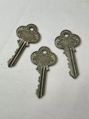3 Vintage P & F Corbin Ornate Key New Britain CT Approx 2   • $0.99
