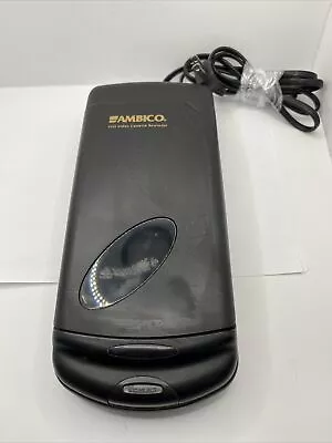 Ambico VHS System Video Cassette Tape Rewinder  Soft Eject Original WORKING • $20.99