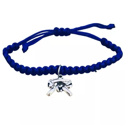 Martial Art Bracelet (Blue) Adjustable Bracelet With Martial Arts Belt Charm... • $22.27