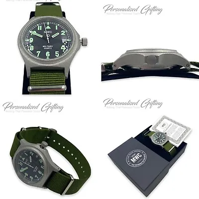 Personalised G10 Watch MWC Military 100M Engraved Wristwatch Any Logo Any Text • £145