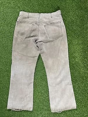 Vintage Levis 646 Corduroy Pants Mens 33x26 Boot Cut Bell Bottoms 60s 70s USA • $45