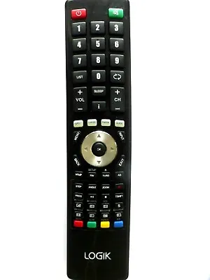 LOGIK TV/DVD COMBI REMOTE CONTROL For L24DIGB11 L24DVDB11 L26DIGB11 L26DVDB11 • £9.99