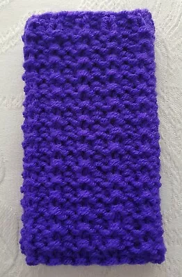 Mobile Phone Cover Sock Larger Iphone Plus Samsung + Note Huwawei Etc Purple • £4.44