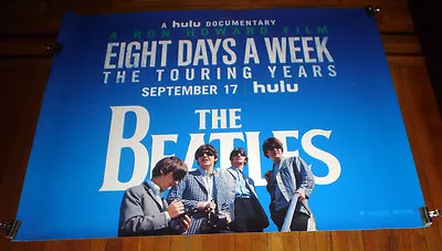 Eight Days A Week The Beatles Hulu Ron Howard 5ft Subway Poster 2016 • $299.99