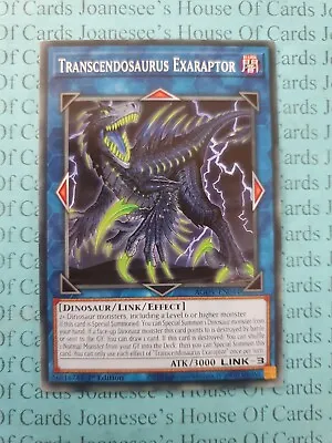 Transcendosaurus Exaraptor AGOV-EN044 Yu-Gi-Oh Card 1st Edition New • £0.99