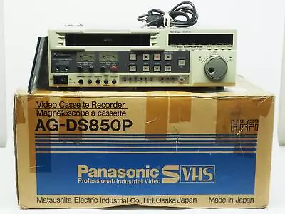 PANASONIC AG-DS550P VHS Recorder W/Box *Not WorkingPlease Read* Free Shipping! • £174.20