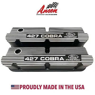 Ford Racing Pentroof 427 Cobra Valve Covers - Black - NOS #M-6582-W427B • $295