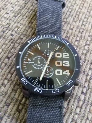 $35 • Buy Super Speed V 6 Watch For Men New In Package Adjustable Jean Strap 