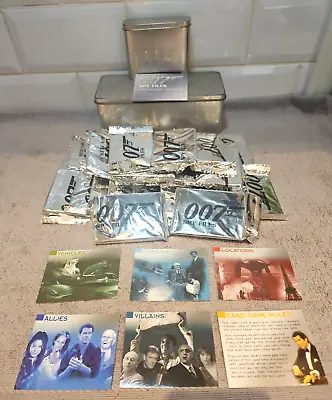 £99.99 • Buy James Bond 007 Spy Files 32  New & SEALED Card Packs  + Tins & Spy Lens 2001/2