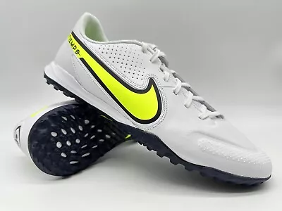 Nike Mens Rare Legend 9 Academy TF DA1191 174 White Volt Turf Soccer Shoes • $89.99