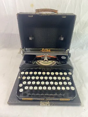 £192.76 • Buy 1939 Erika Model S Portable Typewriter Excellent Condition + Ribbon New