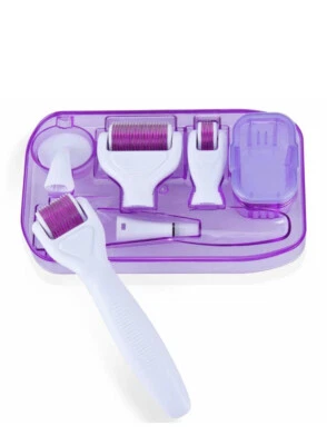 $24.58 • Buy 6 In 1 Derma Roller Kit For Facial Microneedling Titanium Needles Face Skin Care