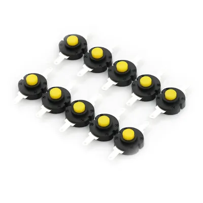 10pcs Flashlight Switches DC 12V 0.5A Self-locking Micro Push Button Switch_.OR • $1.57