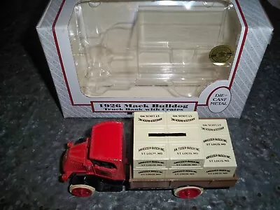 Ertl 1925 Mack Bulldog & Crates Budweiser Die-Cast Coin Bank 0100 NEW • $9.99