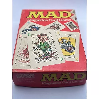 Vintage 1980 Parker Brothers Mad Magazine Card Game Complete • $24.99