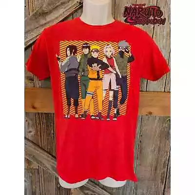 Vintage Naruto Shirt M Shippuden Uzumaki Anime Tee Manga Sasuke Uchiha ^* • $13.99