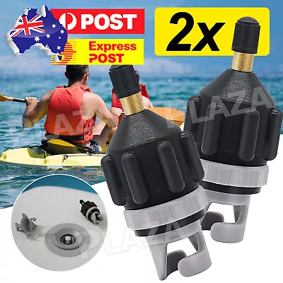 2X Sup Pump Air Valve Adapter For Inflatable Kayak Boat Stand Up Paddle Board • $11.95