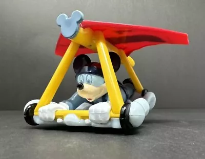 Disney Pullback Toy Soarin' Mickey Mouse Hang Glider Flying Figurine Souvenir • $29