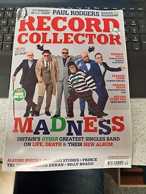 Record Collector Magazine  Dec 2023 - Madness - Stones - Prince - Duran Duran • £3