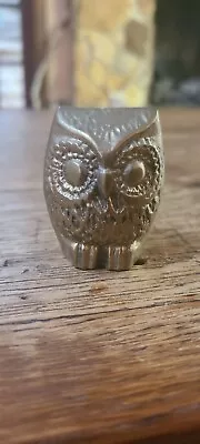 VINTAGE Brass Owl Figurine Wise Lucky Decorative Collectible 2  • $9.99