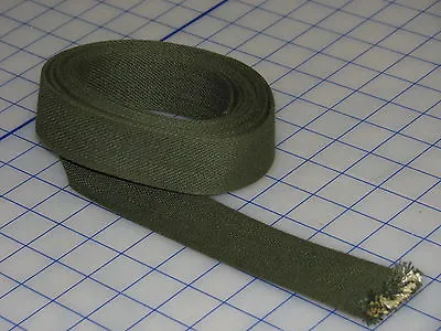 *cotton Duck Strap Webbing Jerry Can USA Made 1 1/2  10 FT Dated 66 Od 7 Wrpmrt • $10.99