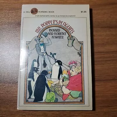 MR POPPERS PENGUINS By ATWATER 1978 Vintage Paperback Book Dell Yearling  • $5.48