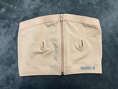 Medela Women's Size M Pumping And Nursing Bras Nude Front Zip • $12.60