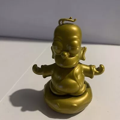 Kidrobot The Simpsons Collectible Art Gold Homer Buddha Figure • £5