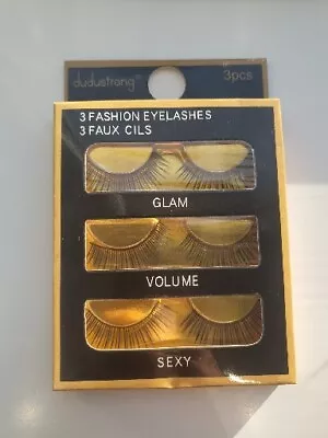 Set Of 3 Pair 3d Mink False Eyelashes  High Quality  Clearance Price £2.99 • £2.99