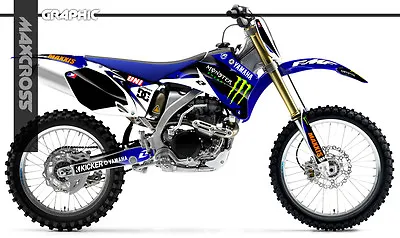 Yamaha Wr250f Wr450f Yz250f Yz450f 2006 2007 2008 2009 Maxcross Graphics Kit Ms2 • $144.46