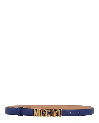 Moschino Womens Logo Leather Belt • $139.99