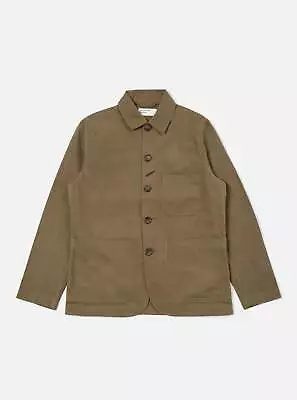 Universal Works Bakers Chore Jacket In Olive Nebraska Cotton • £89